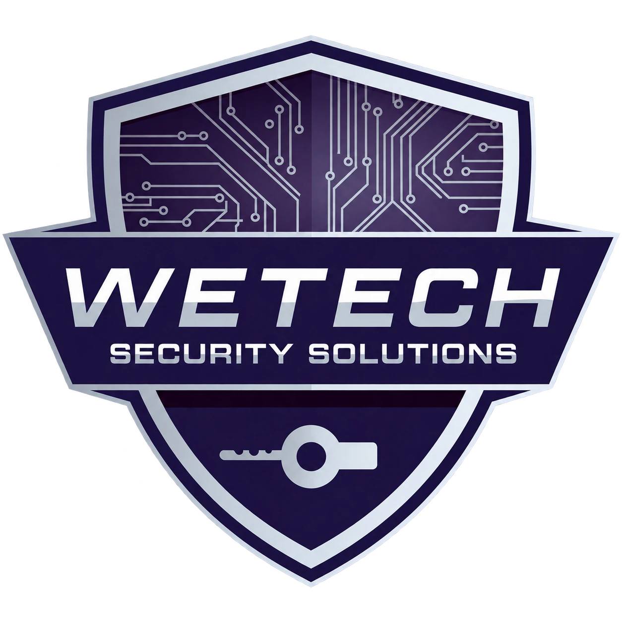 WeTech Security Solutions shield logo